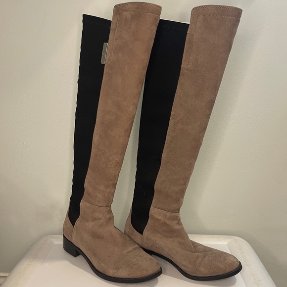 Vince Camuto - Kelli’s Knee high Beige and Black Boots - Size 7.5 - Picture 4 of 9